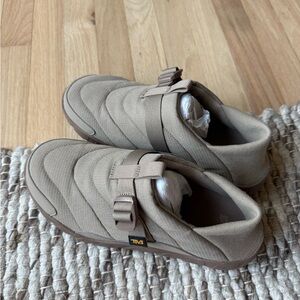 Teva Beige Quilted Slip-On Shoes